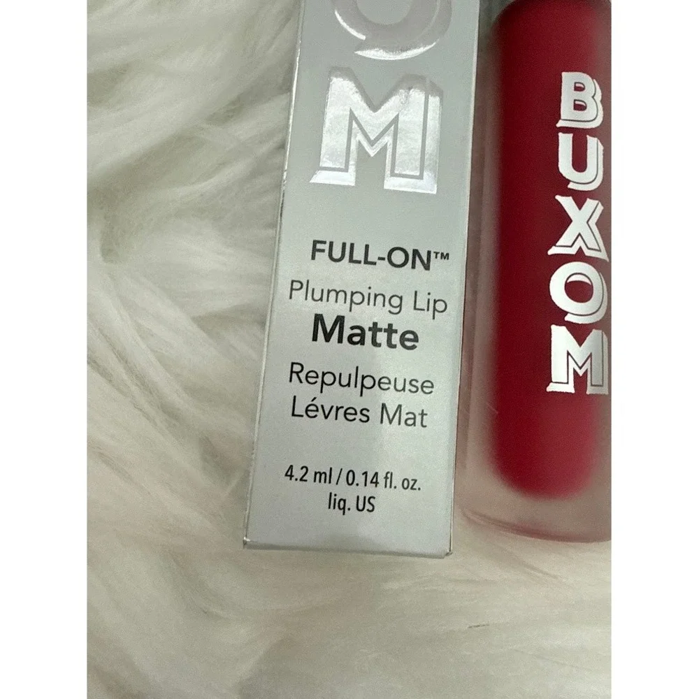 Buxom Full-On Plumping Lip Matte Hit The Beach Red Liquid Lipstick New